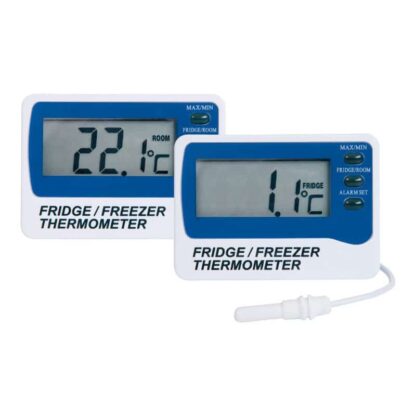 Afficheur frio avec sa sonde externe et son affichage avec max/min et alarme.