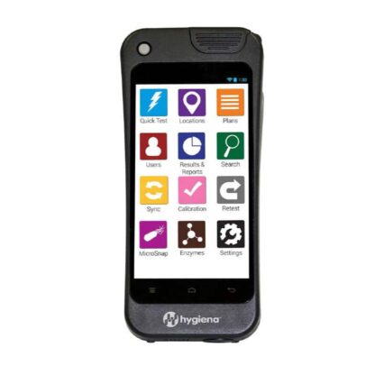 Luminomètre multifonction EnSure Touch et son menu tactile.